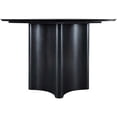 thumbnail image 3 of Bowery Hill Contemporary Black Oak Veneer And Sintered Stone Dining Table, 3 of 7