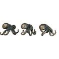 thumbnail image 4 of See Hear Speak No Evil Nautical Marine Sea Octopus Tentacles Figurines Set Of 3, 4 of 9