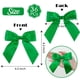 thumbnail image 2 of Lazos de satén verde esmeralda AIMUDI de 4.5 pulgadas con lazos retorcidos, 36 unidades, 2 of 6