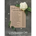 thumbnail image 5 of Inkdotpot Kraft Rustic 50-Pack?He Said She Said?Cards?For Couples Funny Rehearsal Dinner Guessing Question?Bridal Shower Engagement Party?Game?Ideas, 5 of 6
