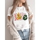 thumbnail image 3 of Ropa de vacaciones para mujer, camiseta con estampado de letras dulces de los años 90, camiseta estampada, camisetas de año nuevo, moda de feliz navidad 2025, 3 of 5