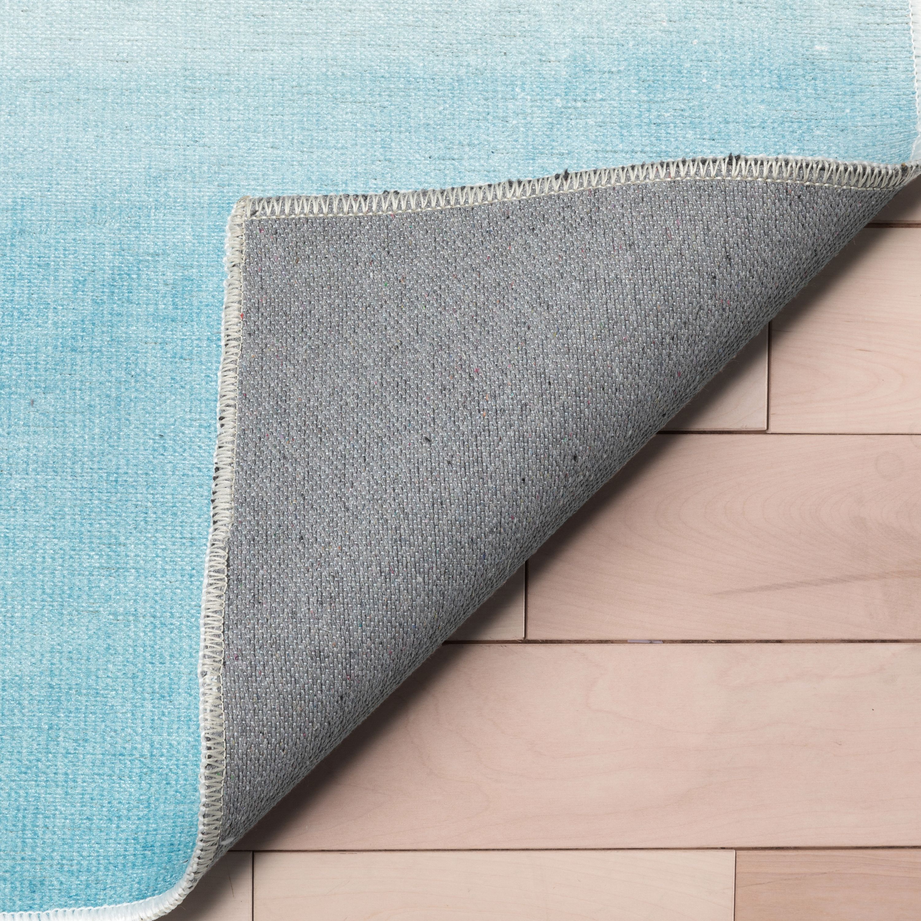 Well Woven Kids Rugs Nightfall Modern Blue Printed Distressed Machine Washable 6' x 9' Area Rug