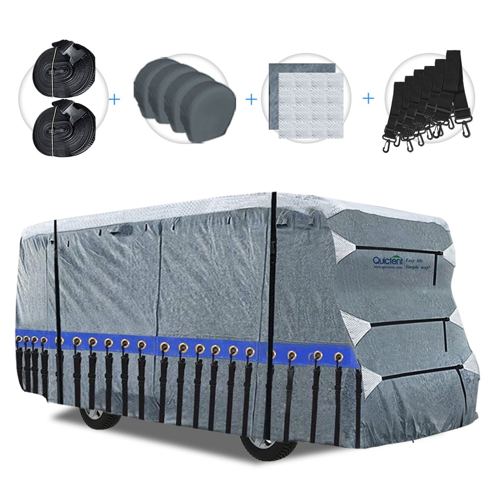 Quictent Upgraded Class C RV Cover, ExtraThick 5ply Camper Cover