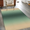 thumbnail image 2 of 3'x5' Rug for Living Room Bedroom, Green Yellow Ombre Washable Area Rugs Non-Slip Carpet Mats, Farmhouse Modern Gradient Art Indoor Low Pile Area Rug Runner for Kitchen, Mudroom, 2 of 8