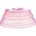 thumbnail image 5 of Microwave Splatter Cover Vented For Food,Microwave Plate Cover Splatter Guard Kitchen Gadget For Fruit Vegetables Microwave Plate Cover Clear Microwave Splatter Cover (Pink, 22.5cm), 5 of 7