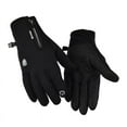 thumbnail image 4 of Guantes reflectantes con cremallera, impermeables, de terciopelo grueso, cálidos, resistentes al viento, para hombres y mujeres, para montar en tranvía, esquiar al aire libre, otoño e invierno, 4 of 6