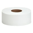 thumbnail image 2 of Genuine Joe 2-ply Jumbo Roll Dispenser Bath Paper Tissue 2 Ply - 3.25" x 1000 ft - 9" Roll Diameter - White - Nonperforated, Unscented - 12 / Carton, 2 of 5