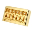 thumbnail image 3 of Guitar Bridge, Safe Bottom Stringing Anti Deformation Metal Hardtail Guitar Bridge Standard  For Electric Guitar Gold,Silver, 3 of 8