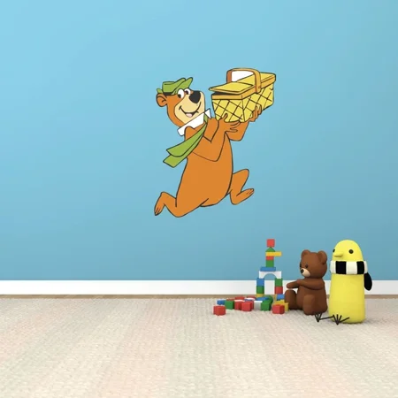 DOPASTICKER Yogi Bear Cartoon Kids Room Wall Decor Sticker Decal Phone Decal Water Bottle Stickers Cars Stickers Water Bottle Stickers For Kids