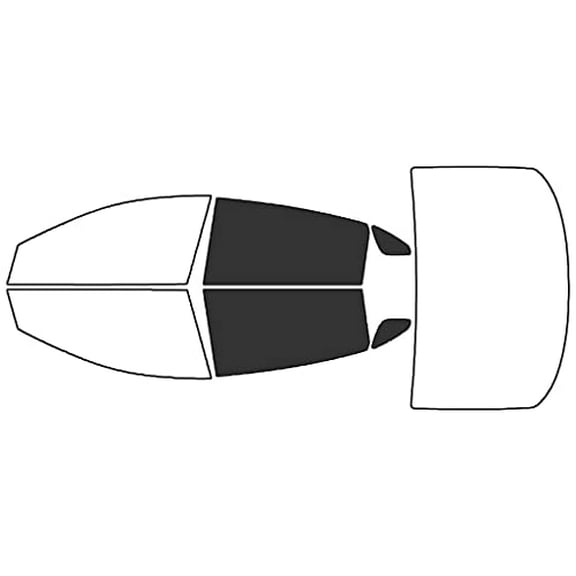 Rvinyl Window Tint Kit Compatible with Chevrolet Malibu 2016-2016 (New Body Style) - Back Precut Kit