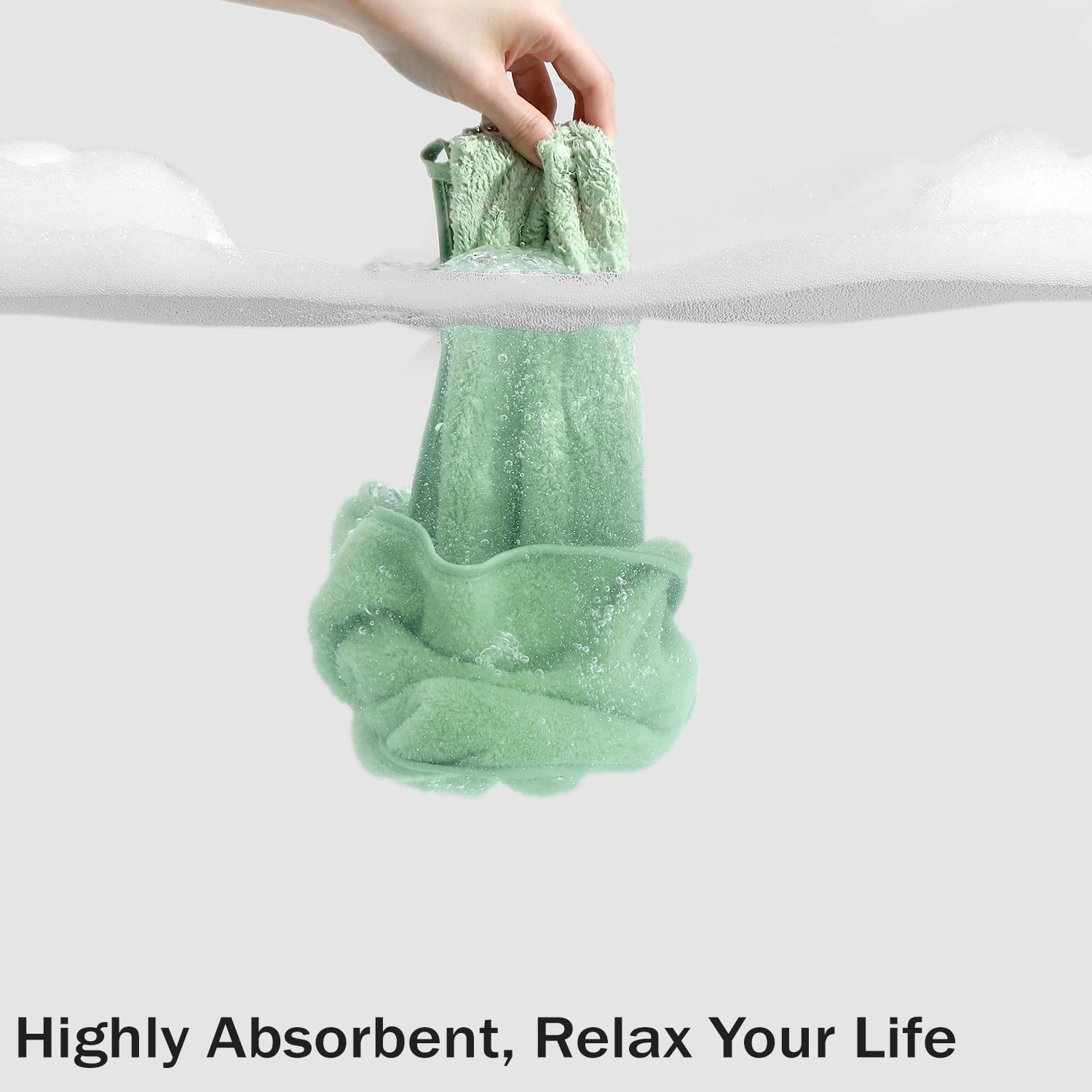 Green Essen 4 Pack Oversized Bath Towel Sets 700 GSM Soft Large Shower Towels 35 x 70 Inches Quick Dry Bath Sheets Highly Absorbent Bath Towel Clearance for Bathroom Spa Hotel Gym(Green)