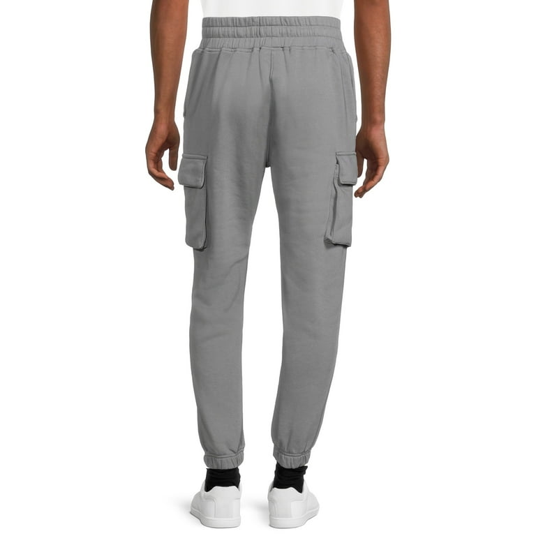 No Boundaries Men s Fleece Cargo Jogger Pants Walmart