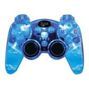 dreamGEAR Lava Glow Wired Controller - Gamepad - wired - blue, clear - for Sony PlayStation 3