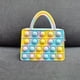 thumbnail image 2 of Bolsas De Mano De Juguete Sensorial Con Burbujas De Empuje, Bolsa De Monedas De Arco Iris, Juguete Para Aliviar El Estrés De Silicona Para Niños Y Adultos Cateissary AP008046-02, 2 of 6