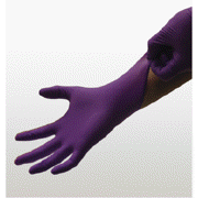 Kimberly-Clark 55083 Nitrile-Xtra Exam Gloves, Large 9.5 , Purple (10 boxes ...