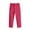 Hot Pink, variant on Straight Leg Pants for Girls Classic Solid Color Pull on School Uniforms Dressy Casual Pant 3-13 Years