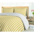 thumbnail image 5 of Ambesonne Abstract Duvet Cover Sets, Party Stars Repetitive, 2-King, Yellow and Burnt Orange, 5 of 7