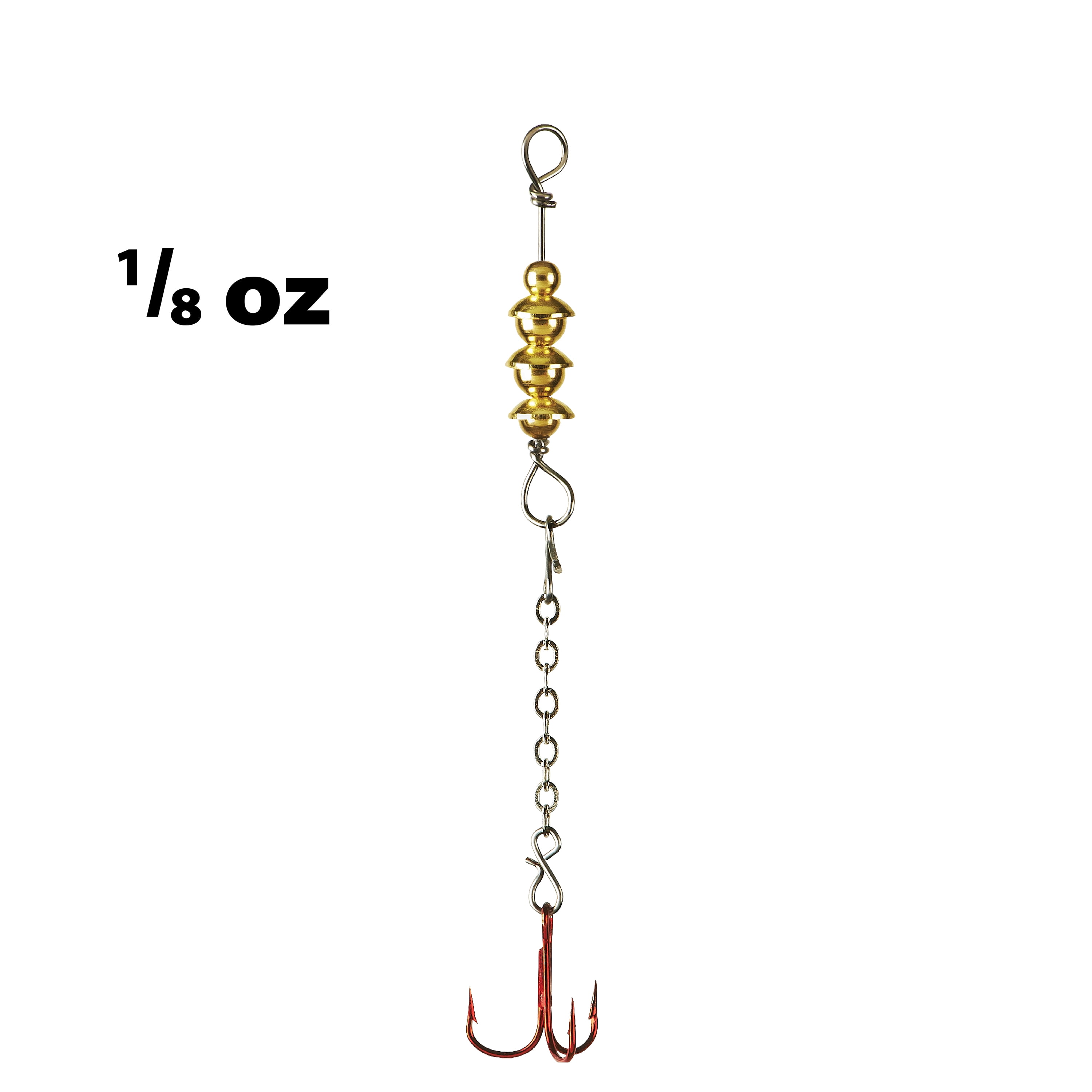 Lindy 3 Pack Perch Talker Ice Fishing Lure Kit 1/8 oz.