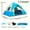 2-3 people blue, variant on 2-3/3-4 Person Automatic Pop Up Tent, Quick Setup, Double Doors & Windows, Ventilated Waterproof Windproof Portable Outdoor Tent for Beach Camping Hiking Hunting
