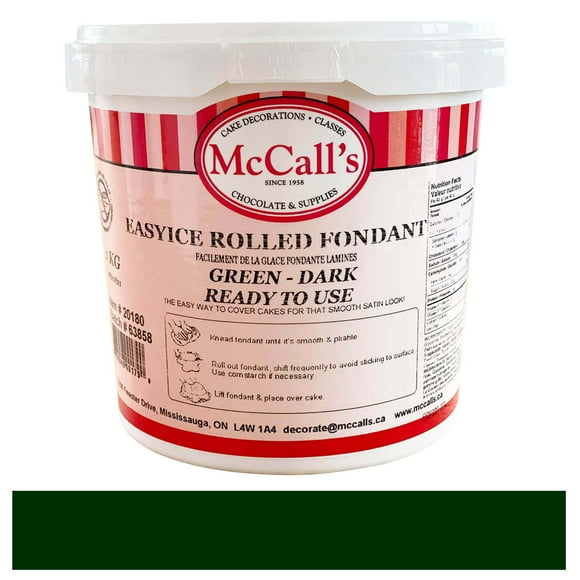 McCall's EasyIce Dark Green Rolled Fondant 1 kg