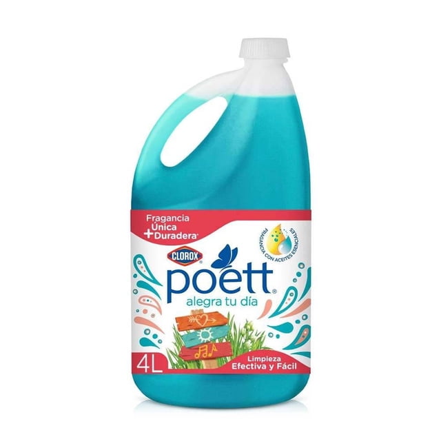 Limpiador Multiusos Aromatizante Poett Alegra tu Día 4 L