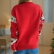 thumbnail image 5 of Suéter de cuello redondo Suéteres de mujer Suéter de cuello redondo de moda Suéter navideño Tops de mujer, 5 of 9
