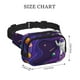 thumbnail image 4 of Fotbe Astronaut Cangurera Cuadrada con Estampado de Doble Capa, Bolsa de Cintura Ajustable Mini para Hombres y Mujeres, 4 of 9