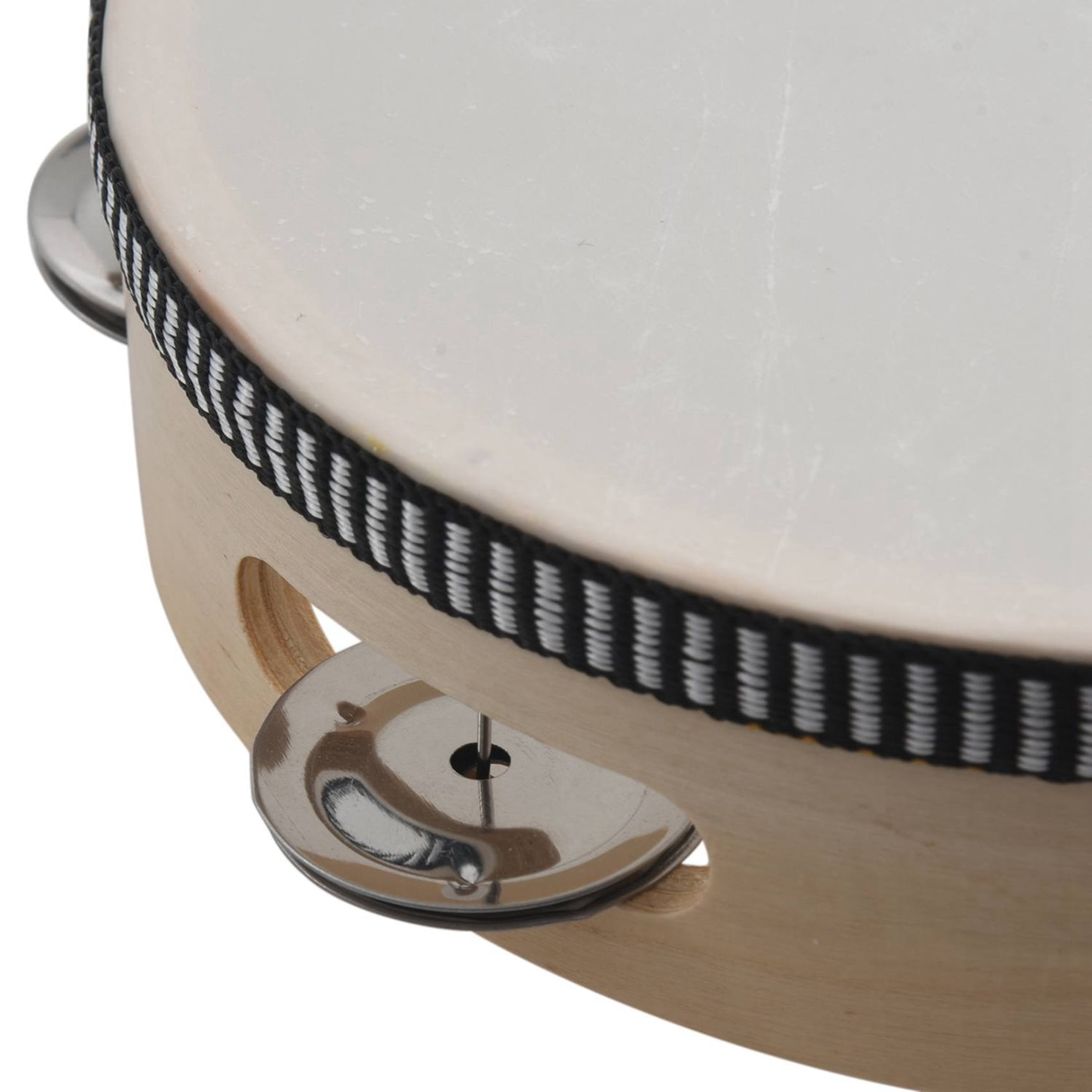 5X 7 Inch Musical Tambourine Tamborine Drum Round Percussion Gift for KTV Party