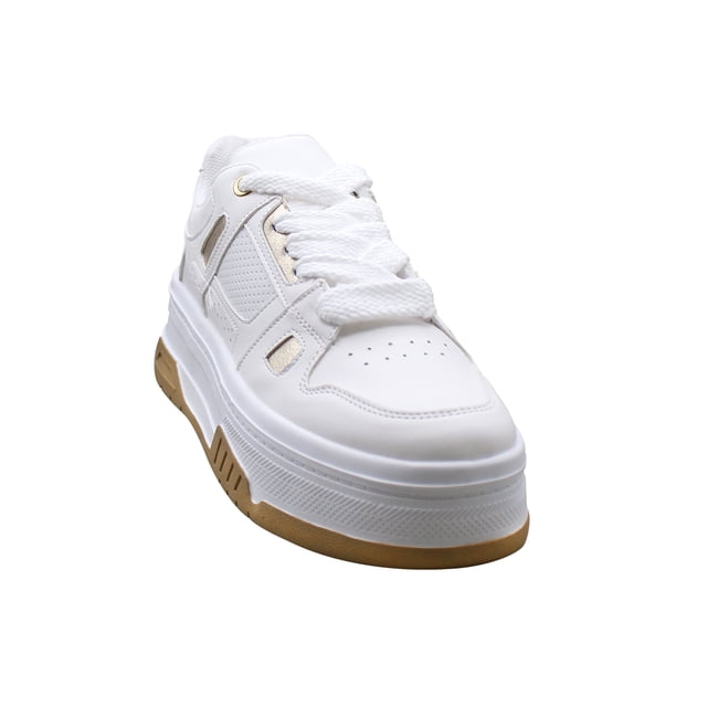 TENIS DE MUJER BLANCO SINTETICO MARCA LEON 233