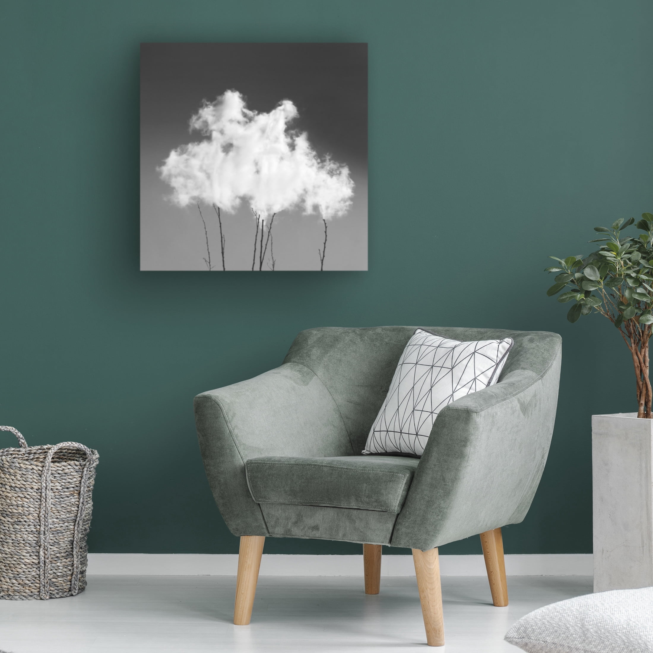 Canvas Wall Art - Mostafa Nodeh 'Sky' Wall Art for Living Room, Bedroom, or Office Décor by Trademark Fine Art - 24 x 24 Inches