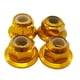 thumbnail image 4 of Vogacara 4 unids/set mejora el rendimiento del coche RC con tuerca de bloqueo de rueda para 1/10 WLtoys K949 dorado Type2 NO2, 4 of 6