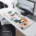 thumbnail image 2 of Long Mouse Pads for Desk,Pioneer Flower Floral Print Pattern Desk Mats on Top Of Desks, Desk Mouse Pad Extra Large with 3mm Non-Slip Base and Stitched Edge for Gaming,Office,Work,Home 31.5"x11.8", 2 of 6