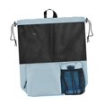 thumbnail image 1 of Mochila de malla con cordón, informal, para playa, de viaje Azul, 1 of 9