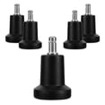thumbnail image 1 of Campanas para silla de oficina - Pack de 5 puntas de repuesto para ruedas de silla 10/22 mm - Pata de asiento fija y silenciosa para suelo duro, 1 of 5