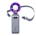 thumbnail image 2 of Portable USB Fan With Semiconductor Ice Cooling Technology High Speed Powerful Handheld Personal Fan - Gray, 2 of 3