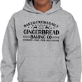 thumbnail image 2 of Gingerbread Baking Co Hoodie Sweatshirt Unisex 4X-Large Grey, 2 of 5