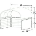 thumbnail image 3 of ShelterLogic 10 x 10 x 6 ft Green Enclosure Kit For Corral Shelter (Corral Shelter & Panels Not Included), 3 of 11