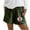 Army Green, variant on Women's Lightweight Shorts Casual Summer Sweat Solid Color High Waist Beach Drawstring Elastic Waist Printed Running Workout with Pockets Womens Summer Casual Shorts with Pockets