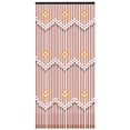 thumbnail image 2 of Brown Bamboo Bead Curtain Doorway String Porch Curtain Wooden Beaded Curtain, 2 of 12
