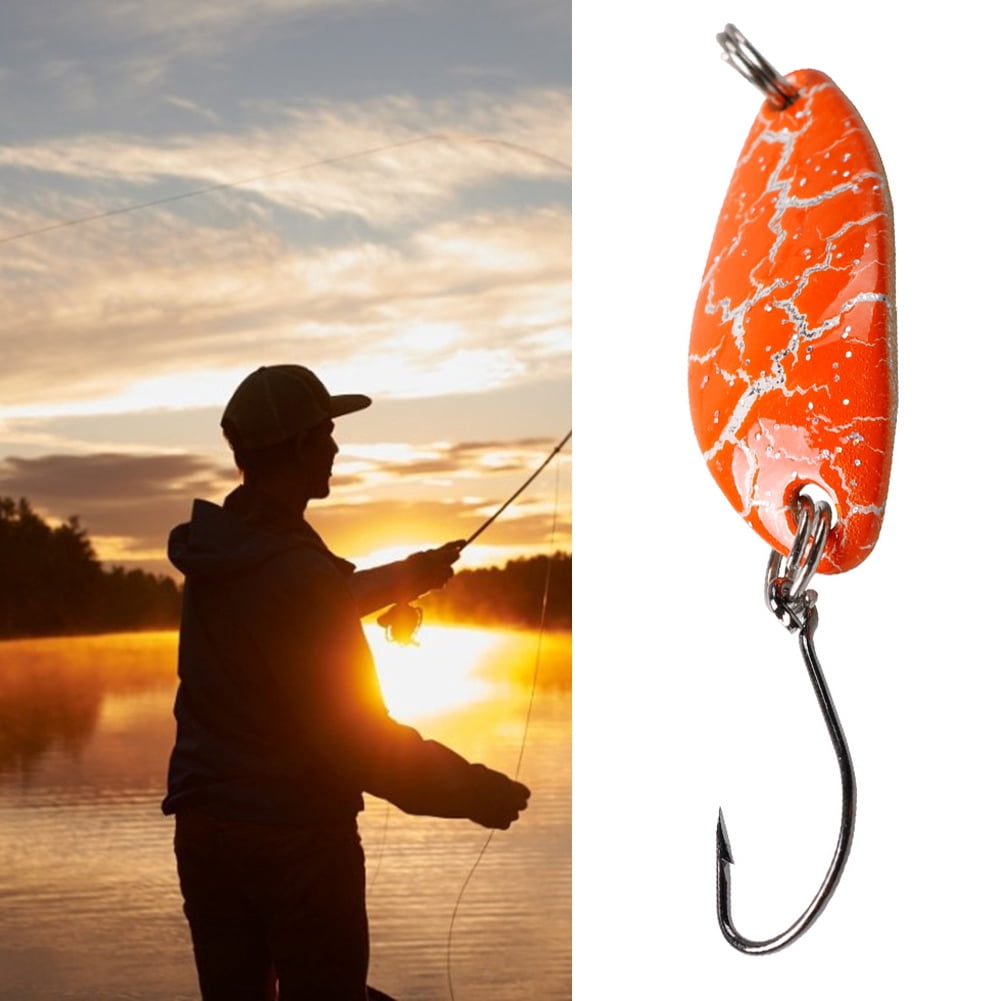 43PCS Fishing Lures Gear Kit Metal Swivel Sequins Trout Rig Jigs Hooks Angling Tackle Box Accessories Pike Walleye Salmon Perch Freshwater Saltwater