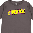 thumbnail image 4 of Inktastic Sidekick for Fathers Day Boys or Girls Long Sleeve Toddler T-Shirt, 4 of 5