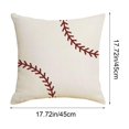 thumbnail image 3 of Generic Sports Throw Pillows Square Linen Fun Sport Game Pillow Case，Soccer Baseball Football Home Decor Pillow, 3 of 6