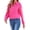 Rose Red, variant on Women'S Button Down Shirts Dress Shirt Long Sleeve Collared Shirt Business Blouse Top Pink L