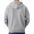 thumbnail image 4 of Men's and Big Men's Fleece Full Zip Hooded Jacket, Up to Size 3XL, 4 of 6