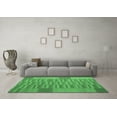 thumbnail image 3 of Ahgly Company Indoor Rectangle Abstract Emerald Green Contemporary Area Rugs, 5' x 8', 3 of 4