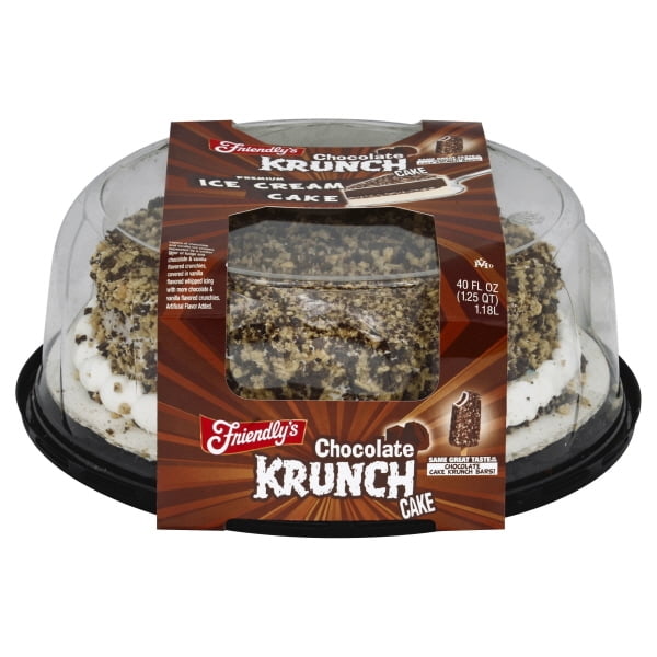 Friendly�s Chocolate Krunch Premium Ice Cream Cake, 40 oz