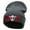 Dk Grey, variant on Dead Skull Embroidered 12 Inch Long Knitted Beanie - Black OSFM