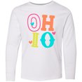 thumbnail image 3 of Inktastic Ohio Long Sleeve Youth T-Shirt, 3 of 5