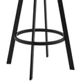 thumbnail image 6 of Pemberly Row 26" Faux Leather Swivel Counter Stool in Gray/Black, 6 of 7