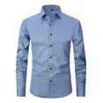 thumbnail image 1 of Camisas De Vestir Hombre Caballero Moda Casual Camisa Slim, 1 of 4